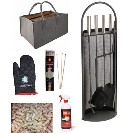 Kit d'accessoires poêle à bois