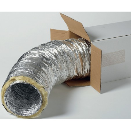 Conduit flexible aluminium isolé phonique M0/M1