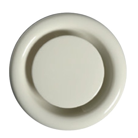 Bouche de soufflage acier blanc